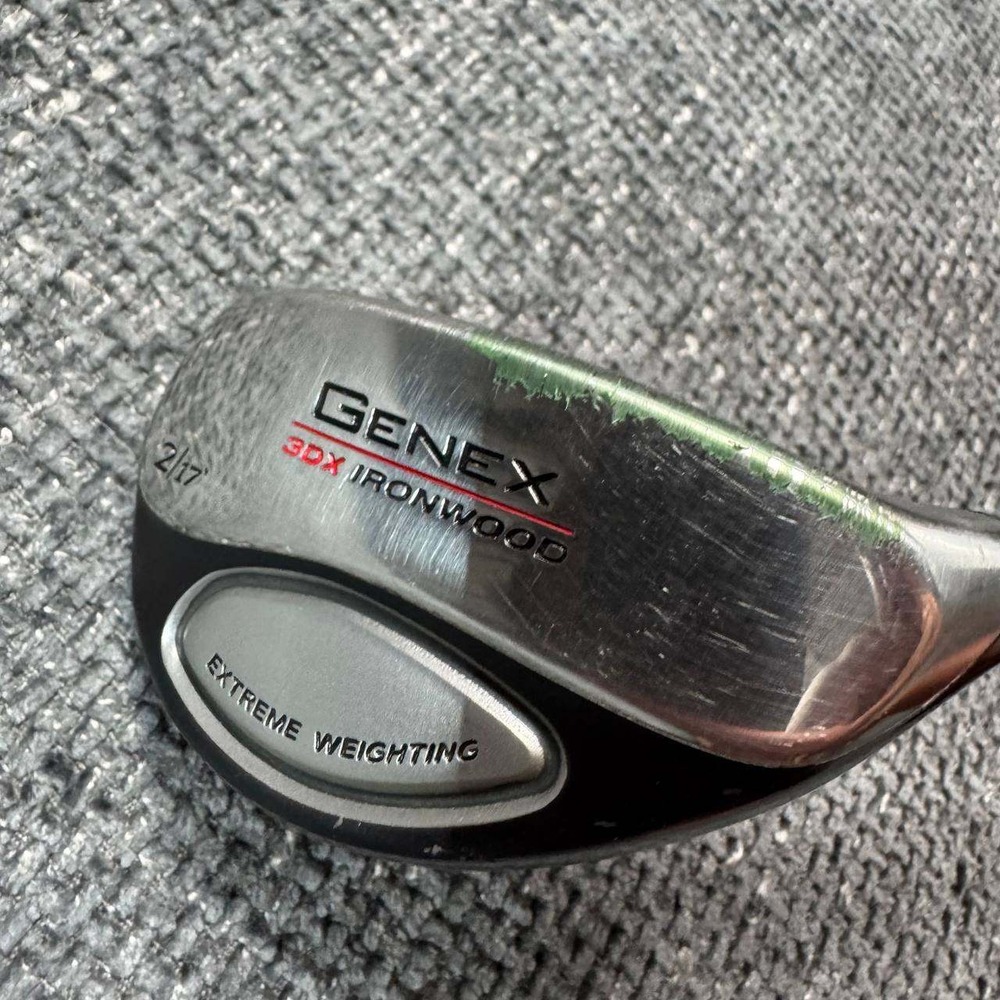 Nickent Genex 3DX Ironwood Hybrid 2/17 Mens RH Silver Black Extreme Weighting